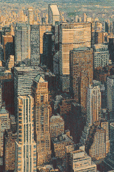 A New York Day Italian Tapestry Wall Hanging