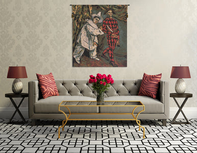 Pierrot and Harlequin European Tapestry