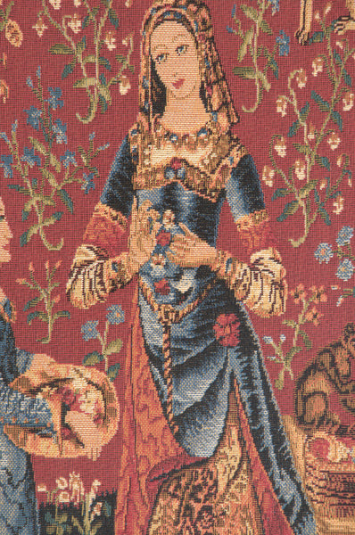 The Smell  L'odorat Small European Tapestry