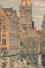 The Canals at Bruges European Tapestry