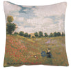 Monet's Poppy Field European Cushion Cover