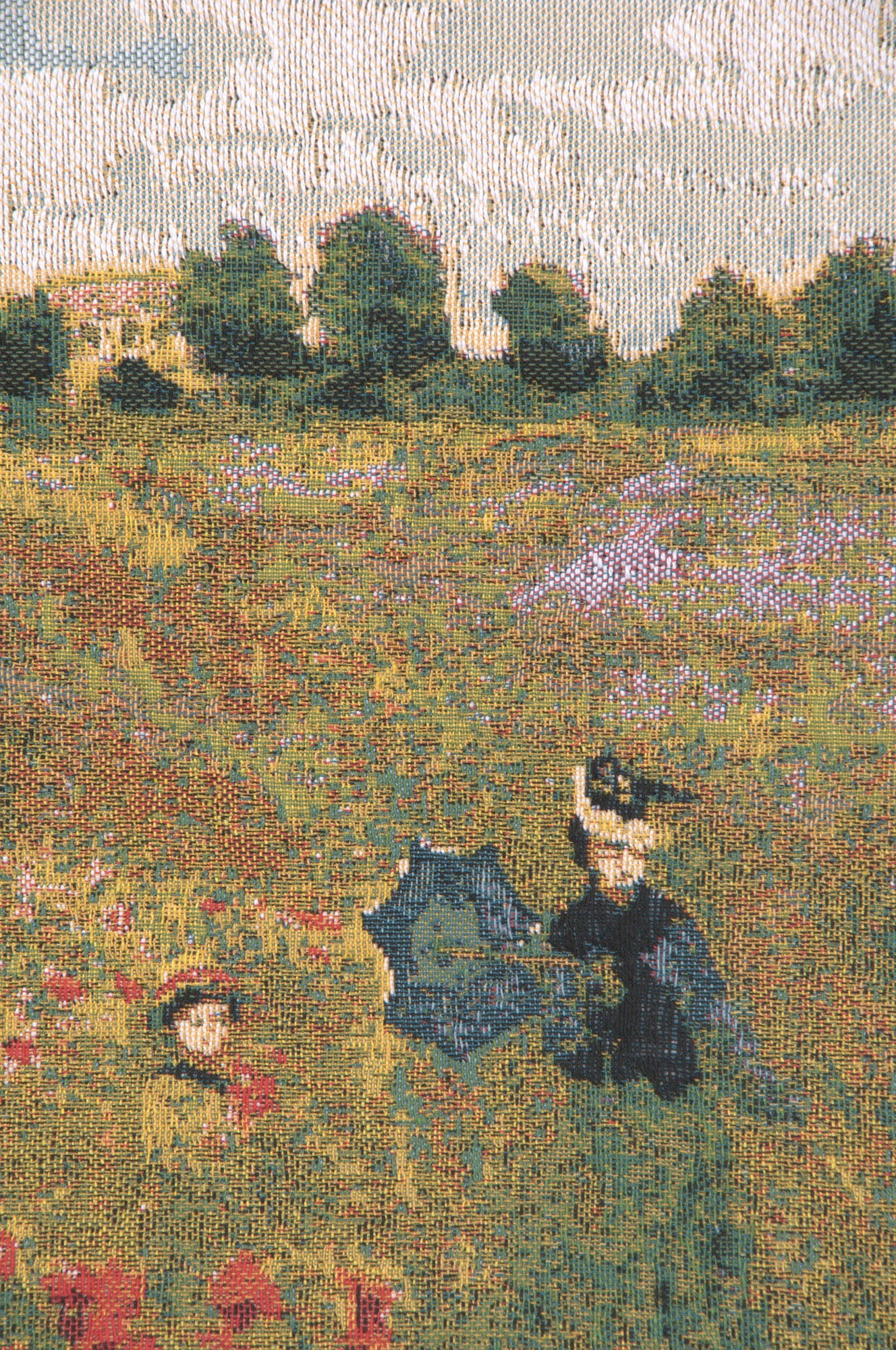 Monet's Poppy Field European Cushion Cover