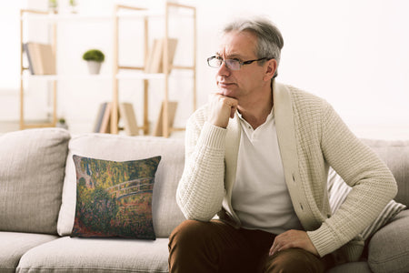 Monet's Japanese Bridge European Cushion Cover