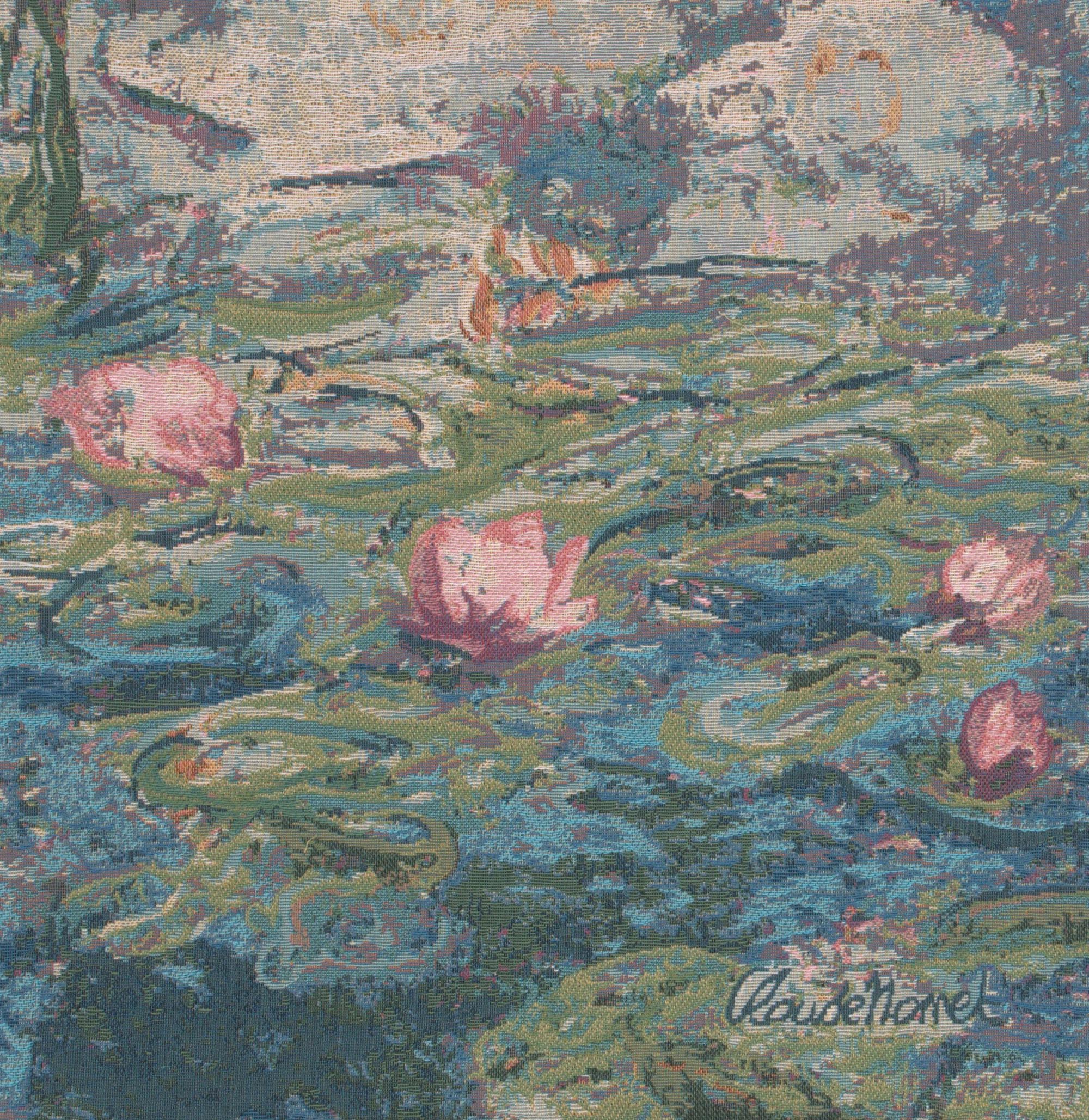 Monet's Water Lilies II European Cushion Cover