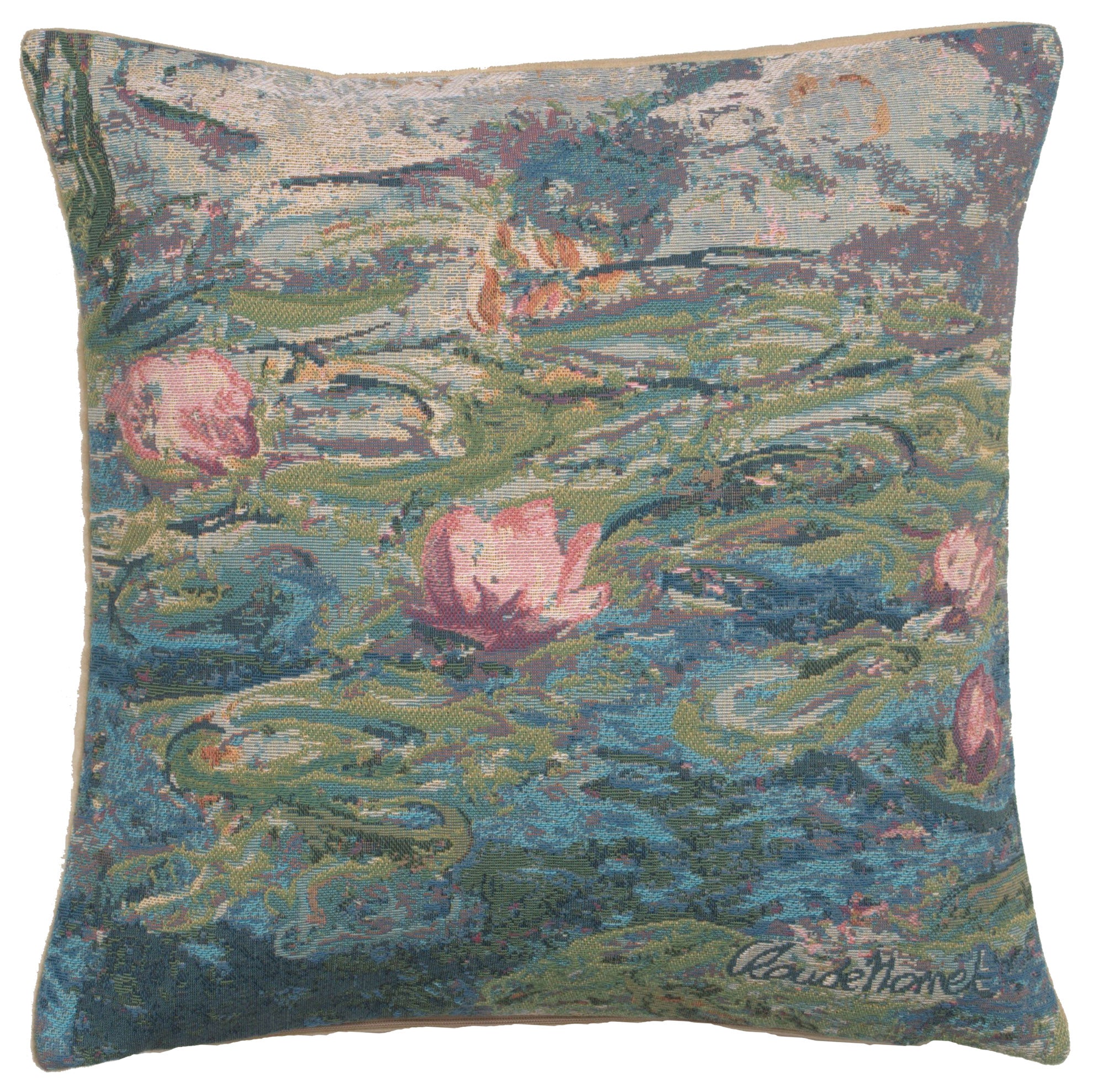 Monet's Water Lilies II European Cushion Cover