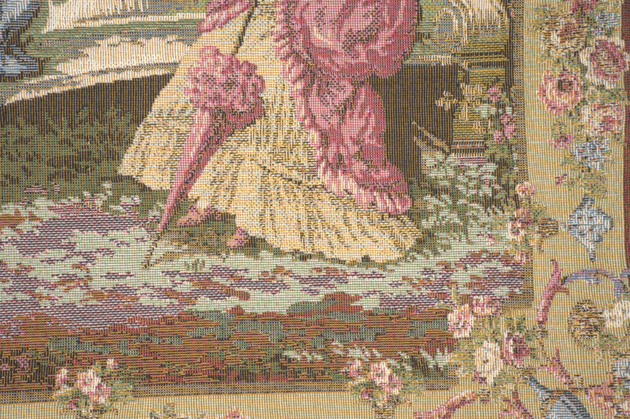 Garden Party Left Panel European Cushion Cover