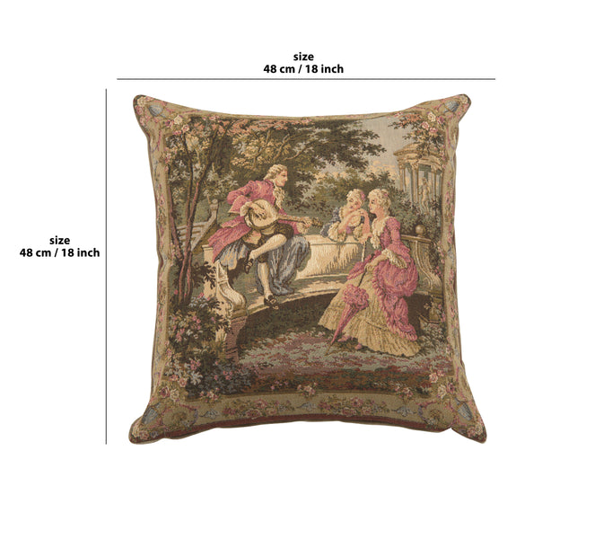 Garden Party Left Panel European Cushion Cover
