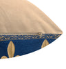Fleur de Lys Blue II Velvet Background European Cushion Cover