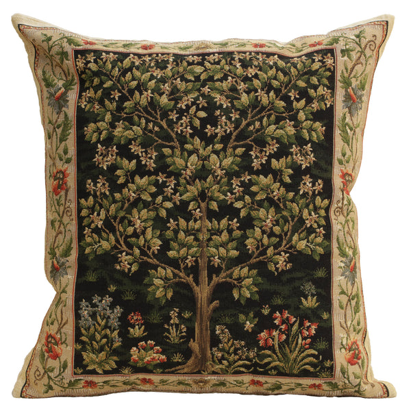 Tree of Life Beige II European Cushion Cover
