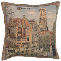 The Canals of Bruges European Cushion Cover