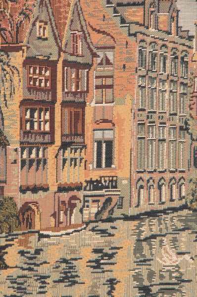 The Canals of Bruges European Cushion Cover