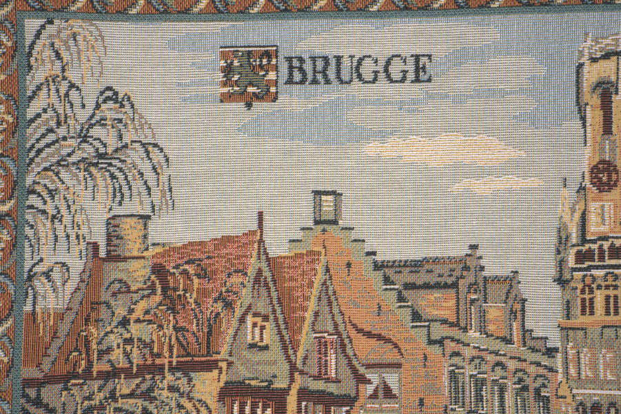The Canals of Bruges European Cushion Cover