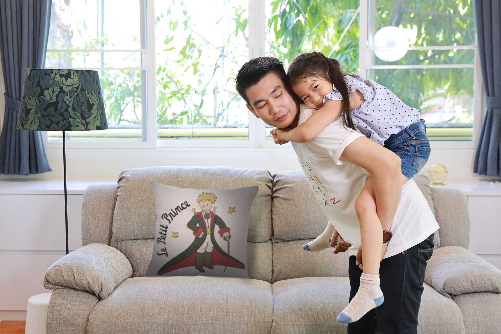 The Little Prince in Costume Large European Cushion Cover