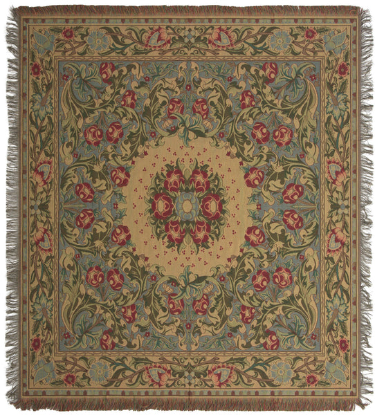 William Morris Florals European Throw