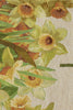 Daffodils White French Tapestry Table Runner