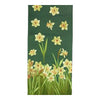 Daffodils Dark Green French Tapestry Table Runner