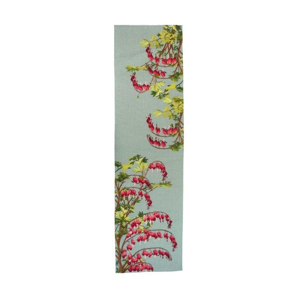 Bleeding Hearts Blue French Tapestry Table Runner