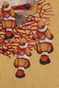 Exotic Fish Yellow French Tapestry Table Runner