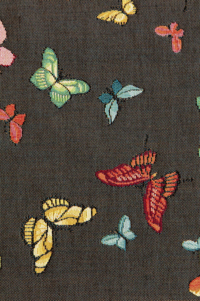 Butterflies Dark French Tapestry Table Runner