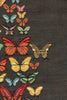 Butterflies Dark French Tapestry Table Runner