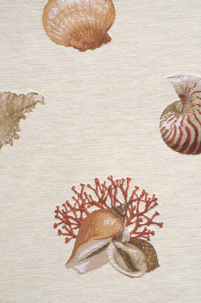 Shells Light French Tapestry Table Runner