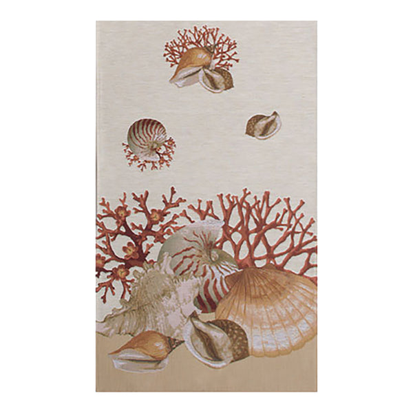 Shells Light French Tapestry Table Runner