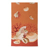 Shells Orange French Tapestry Table Runner