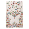 Butterflies White French Tapestry Table Runner
