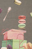 Macaroons Grey French Tapestry Table Runner