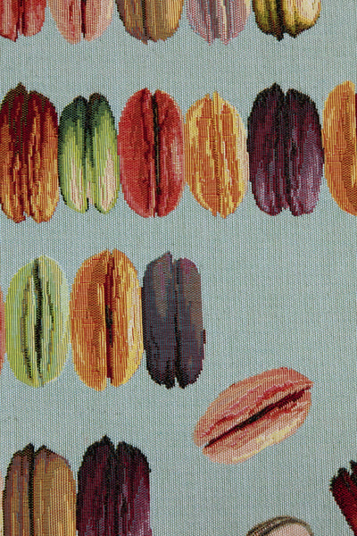 Macaroons Blue French Tapestry Table Runner