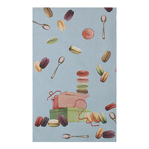 Macaroons Blue French Tapestry Table Runner