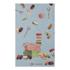 Macaroons Blue French Tapestry Table Runner