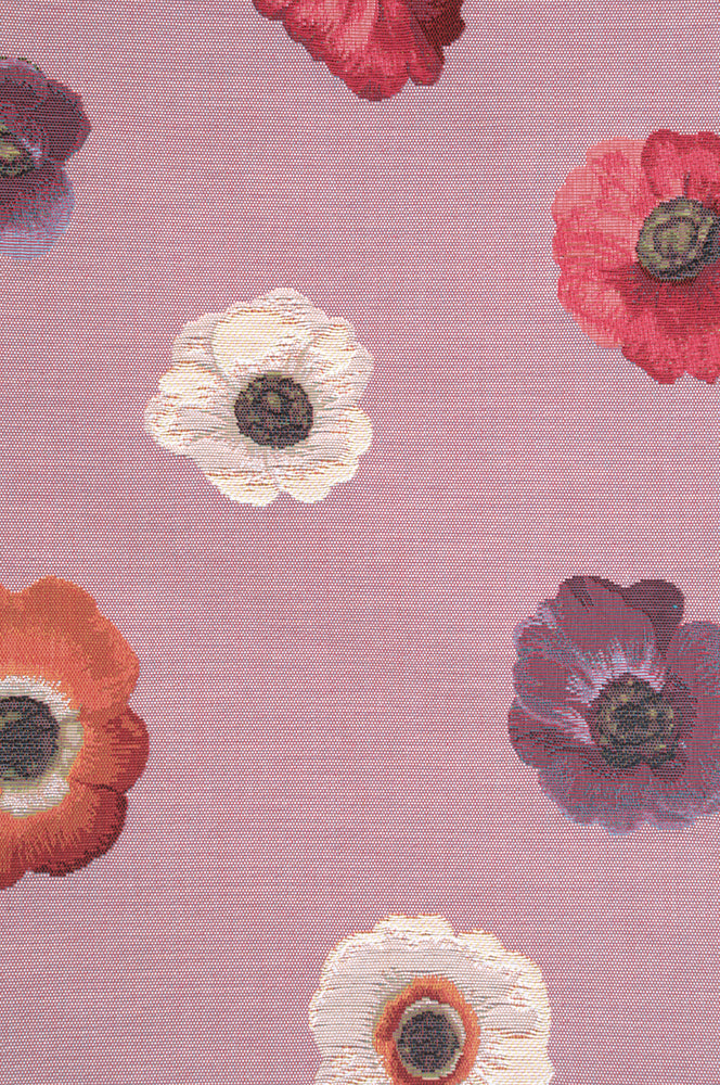 Anemones Pink French Tapestry Table Runner