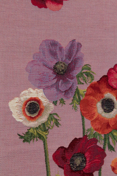 Anemones Pink French Tapestry Table Runner