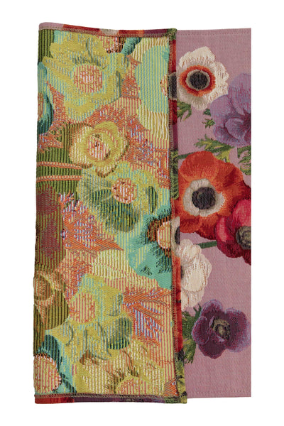 Anemones Pink French Tapestry Table Runner