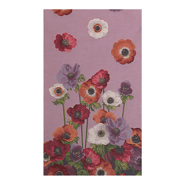 Anemones Pink French Tapestry Table Runner