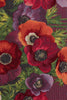 Anemones Purple French Tapestry Table Runner