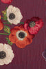 Anemones Purple French Tapestry Table Runner