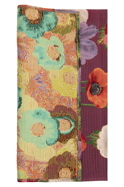 Anemones Purple French Tapestry Table Runner