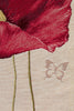 Poppy White French Tapestry Table Runner
