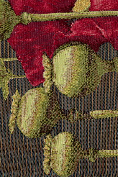 Poppy Gray French Tapestry Table Runner