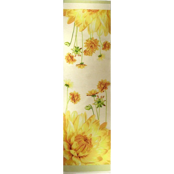 Runner Yellow Dahlias Light French Tapestry Table Runner