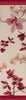 Pink Orchids White French Tapestry Table Runner
