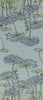 Agapanthus Blue French Tapestry Table Runner
