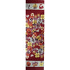 Pansies Red French Tapestry Table Runner