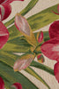 Amaryllis White French Tapestry Table Runner