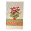 Geranium Red French Tapestry Table Runner