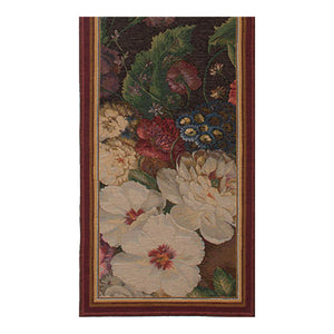 Flowers Dark French Tapestry Table Runner