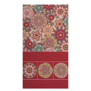 Kaleidoscope Red French Tapestry Table Runner