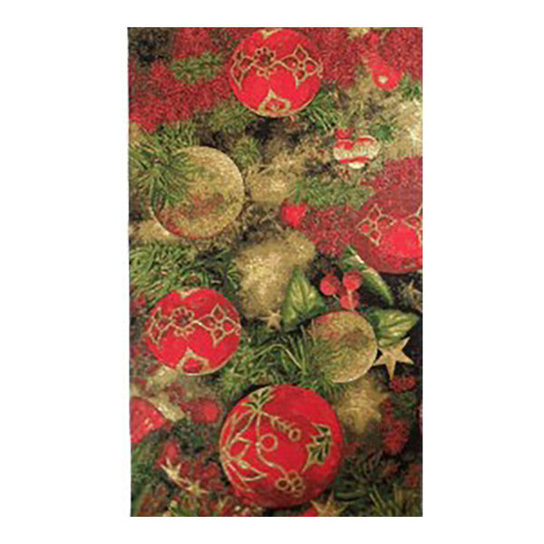 Christmas Ornament Red French Tapestry Table Runner